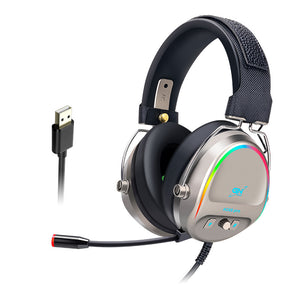 RGB Wired Gaming Headset with Microphone